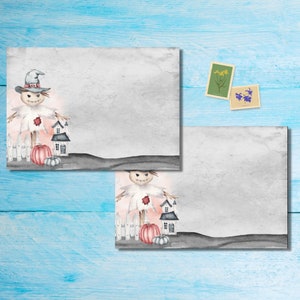 Buste spaventapasseri confezione da 5 o 10, buste Happy Mail per lettere di amici di penna, buste postali formato C6