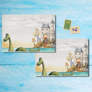 Paquete de 5 o 10 sobres Highlands, sobres Happy Mail para cartas a amigos por correspondencia, sobres con envío postal tamaño C6