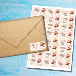 Etiquetas de dirección de retorno con forma de seta, 24 etiquetas autoadhesivas por hoja, pegatinas rectangulares de 63,5 x 33,9 mm para cartas a amigos por correspondencia
