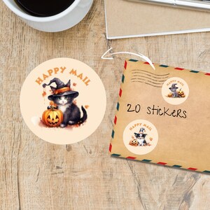 Pumpkin Patch stickers pack, individually cut round matte envelope labels, seals/Scrapbook/Planner Stickers, Cute pen pal supplies