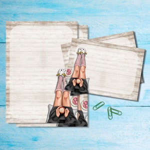 Juego de papelería Winter Relax, paquete de cartas con o sin líneas, papel de notas A5 invernal, suministros para amigos por correspondencia, hojas y sobres para escribir por correo postal