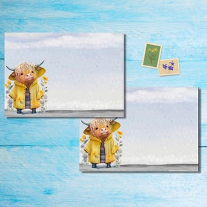 Buste Cloudy Days confezione da 5 o 10, buste Happy Mail per lettere di amici di penna, buste postali formato C6