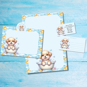 Kit di lettere per posta ordinaria/amico di penna abbinato per il bagnetto, carta da lettere A5, buste, etichette per indirizzi, etichette PDT, adesivi rotondi per posta felice