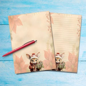 Papel para cartas tamaño A5, suministros para amigos por correspondencia, hojas rayadas o sin rayar, lindo papel para notas con o sin líneas