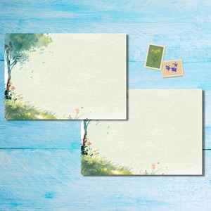 Paquete de 5 o 10 sobres One Fine Day, sobres Happy Mail para cartas a amigos por correspondencia, sobres de tamaño C6 que se pueden enviar por correo
