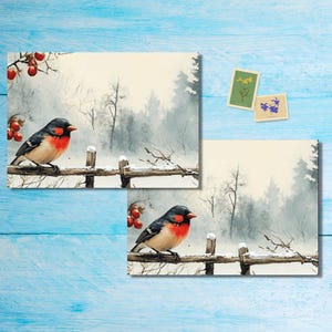 Paquete de 5 o 10 sobres con la frase Hola invierno, sobres de correo alegres para cartas a amigos por correspondencia, sobres de tamaño C6 para enviar por correo