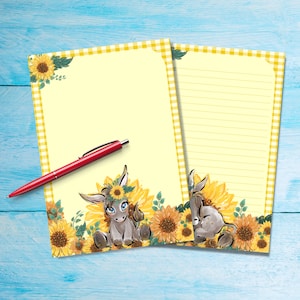 Papel para escribir cartas tamaño A5, suministros para amigos por correspondencia, hojas sueltas de papelería con o sin líneas, lindo papel para notas pastel con o sin líneas