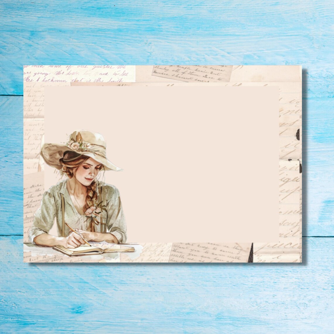 Writing Girls Envelopes Pack of 5 or 10, Pen Pal Supplies, Envelopes ...