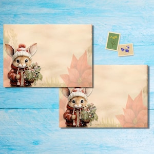 Paquete de 5 o 10 sobres para llevar regalos, sobres Happy Mail para cartas a amigos por correspondencia, sobres de tamaño C6 para enviar por correo
