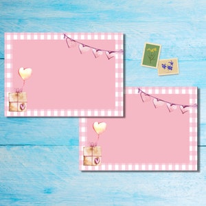 Paquete de 5 o 10 sobres para fiestas de té, sobres de correo feliz para cartas de amigos por correspondencia, sobres de tamaño C6 con posibilidad de envío por correo.