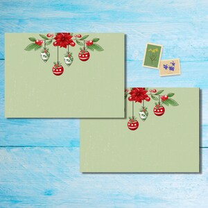 Paquete de 5 o 10 sobres con decoraciones festivas, sobres de correo alegres para cartas a amigos por correspondencia, sobres de tamaño C6 para enviar por correo.