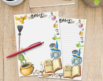 Papier do pisania listów Doodle Magic A5, artykuły dla przyjaciół korespondencyjnych, artykuły papiernicze w linie lub bez, ładny papier listowy w linie lub bez