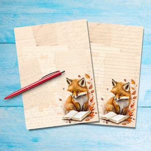 Papel para escrever cartas A5 da Good Book, Suprimentos para amigos por correspondência, Folhas de papel pautadas ou sem pauta, Papel de carta fofo com/sem linhas