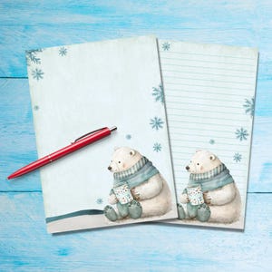 Papel para cartas Chilly Relax A5, suministros para amigos por correspondencia, hojas rayadas o sin rayar, lindo papel para notas con o sin líneas