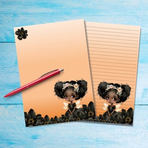 Carta da lettere A5 Lost Fairy, Forniture per cancelleria Penpal, Fogli singoli a righe o non a righe, Carta per appunti acquerellabile con/senza righe