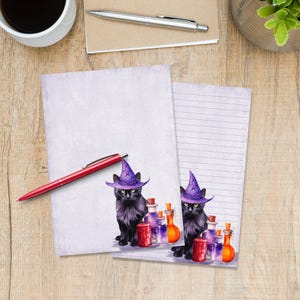 Magic Cat A5 brevpapper, Brevvänstillbehör, Linjerade eller olinjerade ark, Sött anteckningspapper med eller utan linjer