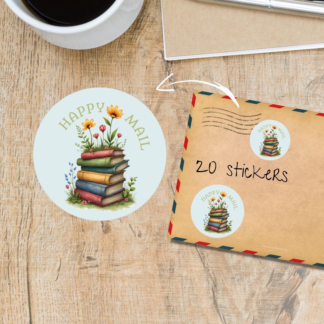 Notebook Sticker Tabs Rounded Corners Book Corner Sticker Pack, Round Matte Die Cut Stickers for Pen Pals ...