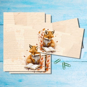 Juego de papelería Good Book A5 para escribir cartas, kit de suministros para sobres a juego para correo postal, hojas de papel para notas con o sin rayas