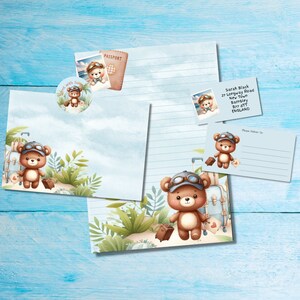 Kit de escritura de cartas por correspondencia a juego de tiempo de vacaciones, papel de escritura A5, sobres, etiquetas de dirección, etiquetas PDT, pegatinas redondas de correo feliz