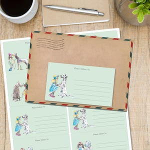 Dog Hugs zelfklevend, bezorgen op.. etiketten, 10 etiketten per vel, rechthoekige stickers van 99,1 x 57,0 mm met afgeronde hoeken