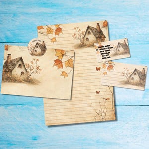 Kit de escritura de cartas a juego para amigos por correspondencia, papel de escritura A5, sobres, etiquetas de dirección, etiquetas PDT, pegatinas redondas de Happy Mail