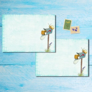 Buste per posta ordinaria, confezione da 5 o 10, buste Happy Mail per lettere di amici di penna, buste postali formato C6