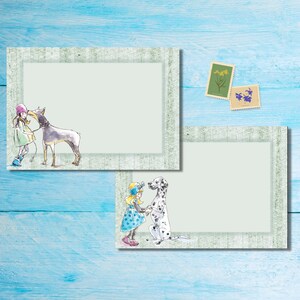 Paquete de 5 o 10 sobres con temática de abrazos de perro, sobres de correo alegres para cartas de amigos por correspondencia, sobres de tamaño C6 con posibilidad de envío por correo.