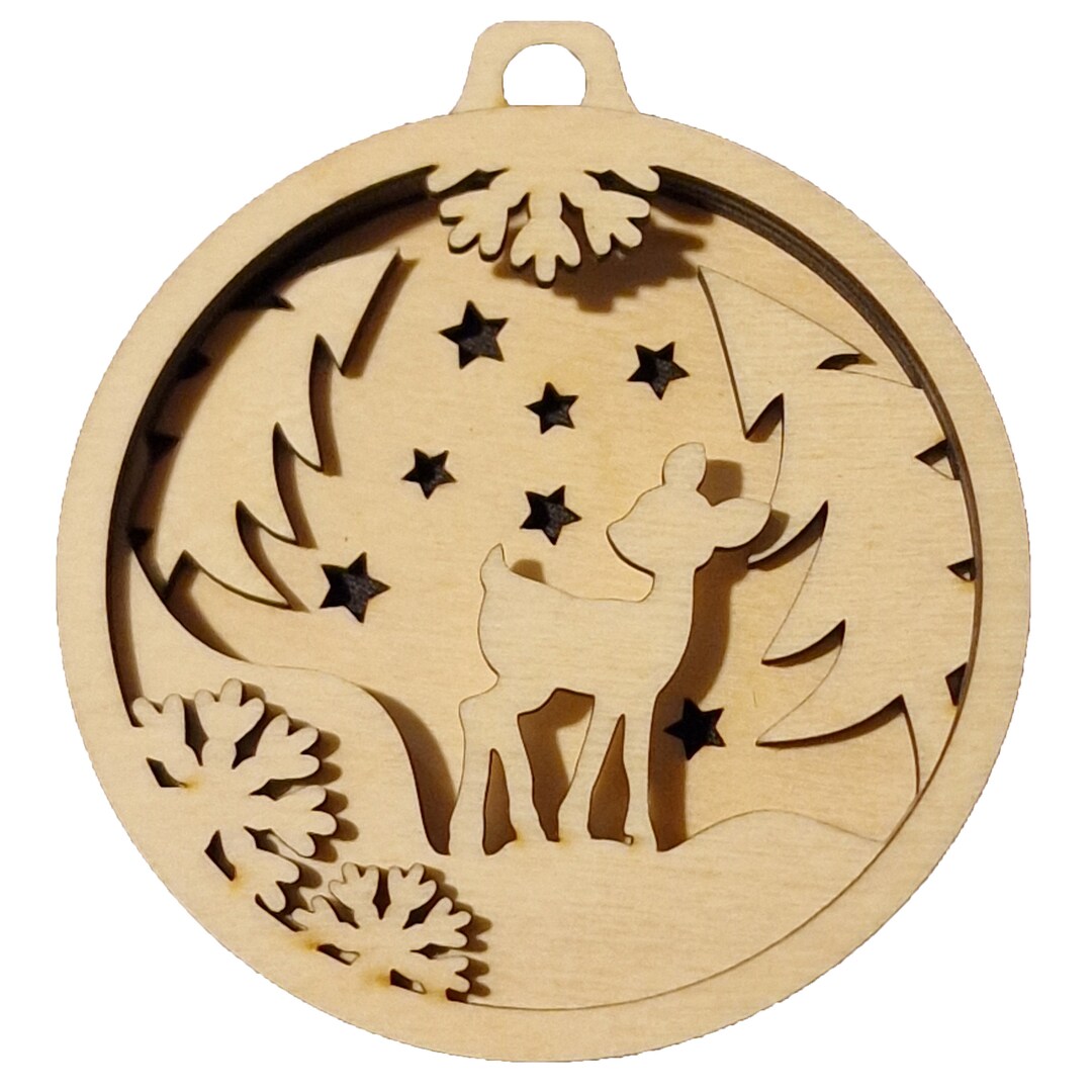 Personalisierte Christbaumkugeln Baumschmuck Aus Holz Etsy