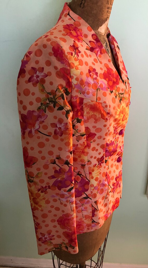 Vintage JANINE DRAY JACKET Stunning Beaded Silk B… - image 7