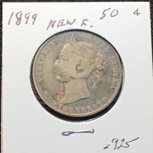 1899 NEWFOUNDLAND 50 CENTS