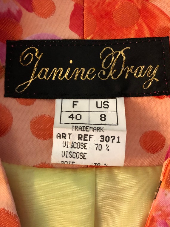 Vintage JANINE DRAY JACKET Stunning Beaded Silk B… - image 10