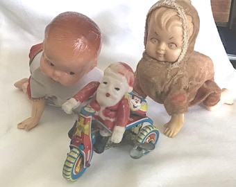 Lot Of 3 VINTAGE WINDUP TOYS