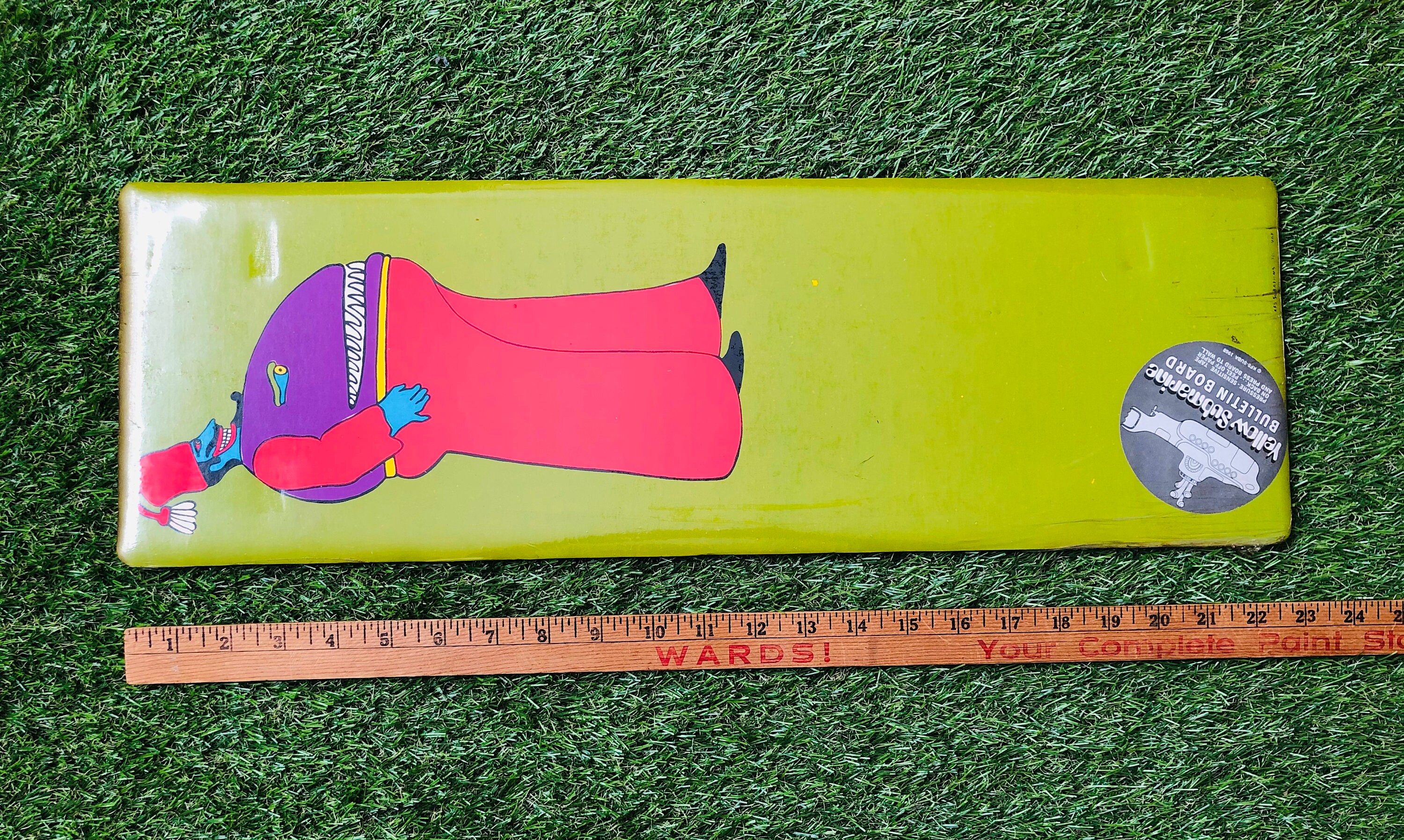 THE BEATLES 1968 Yellow Submarine Bulletin Board Wall Art Etsy