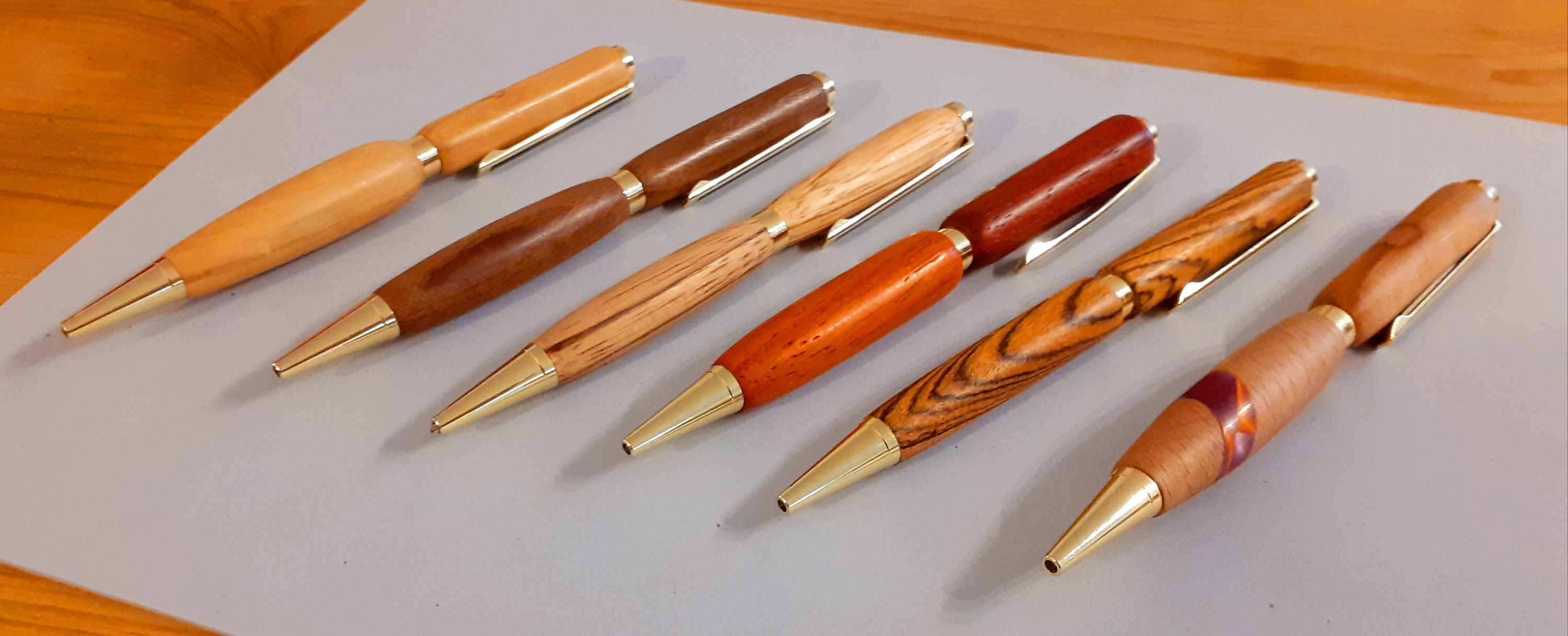 stylos en Bois Tourné