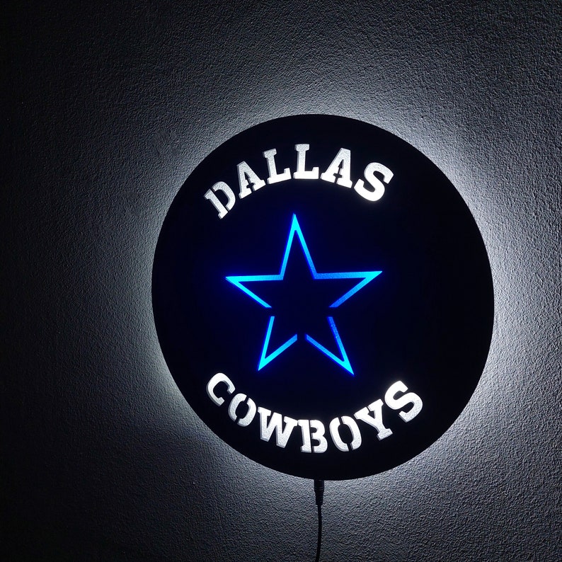 Dallas Cowboys Wall Decor American Football Wall Art Etsy