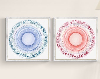 Set di stampe personalizzate con nome ebraico, benedizione ebraica per bambini, arte ebraica