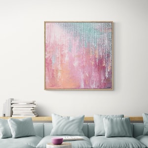 Jewish Art | Original Hebrew Calligraphy Painting | Torah Verses | Giclée Canvas Print