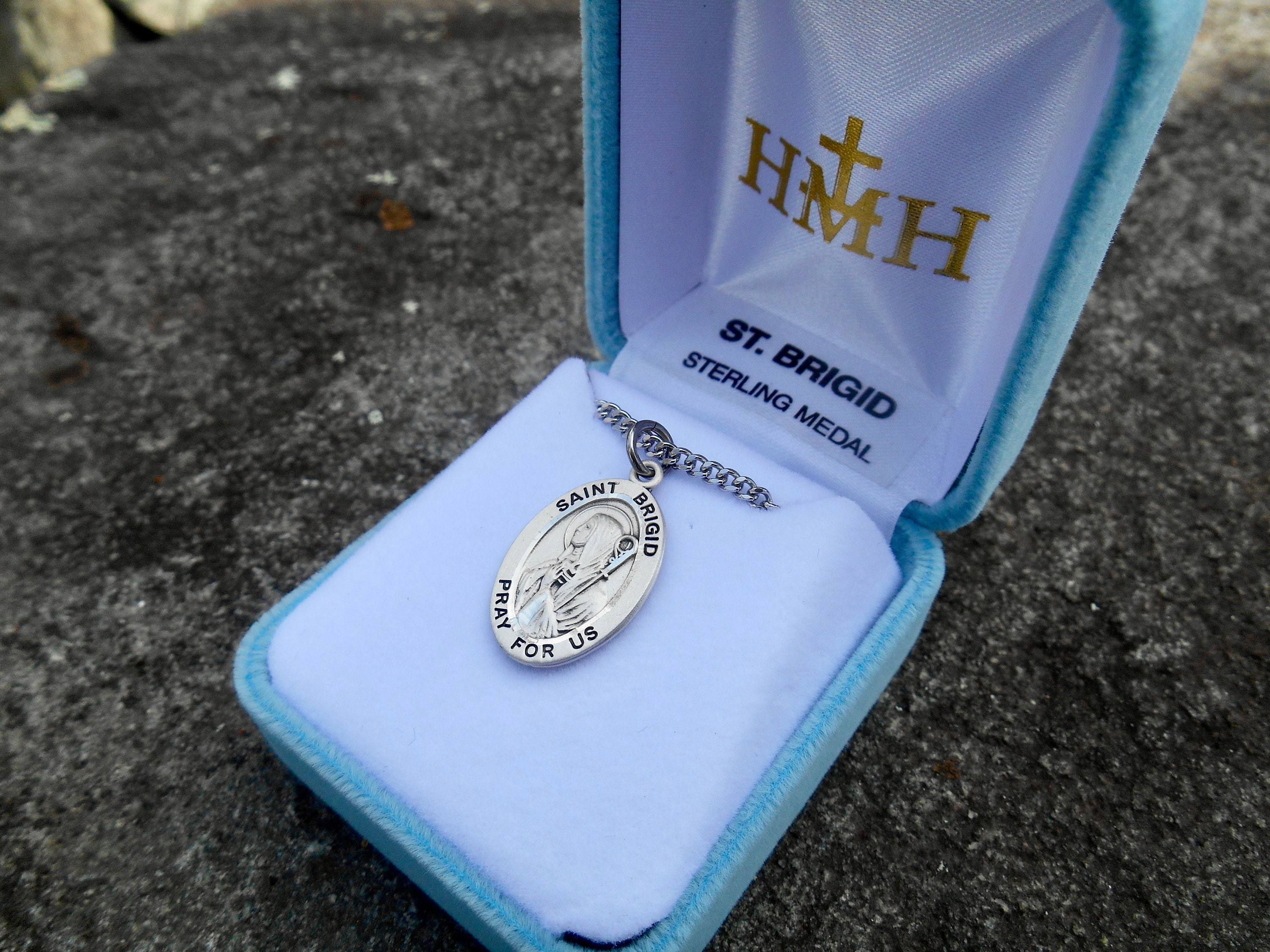 FR4601 Set di collana irlandese con ciondolo a forma di croce di Santa