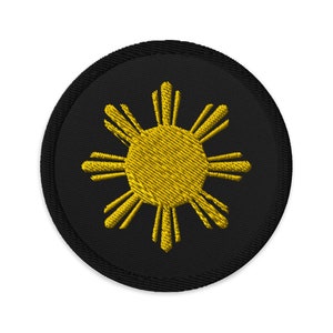 Filipino Embroidered patches Filipino Patch Star Patch