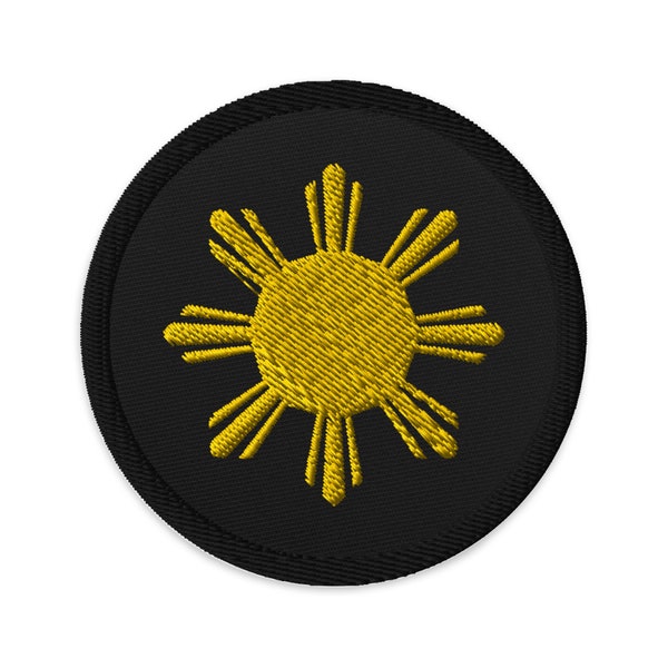 Filipino Embroidered patches Filipino Patch Star Patch