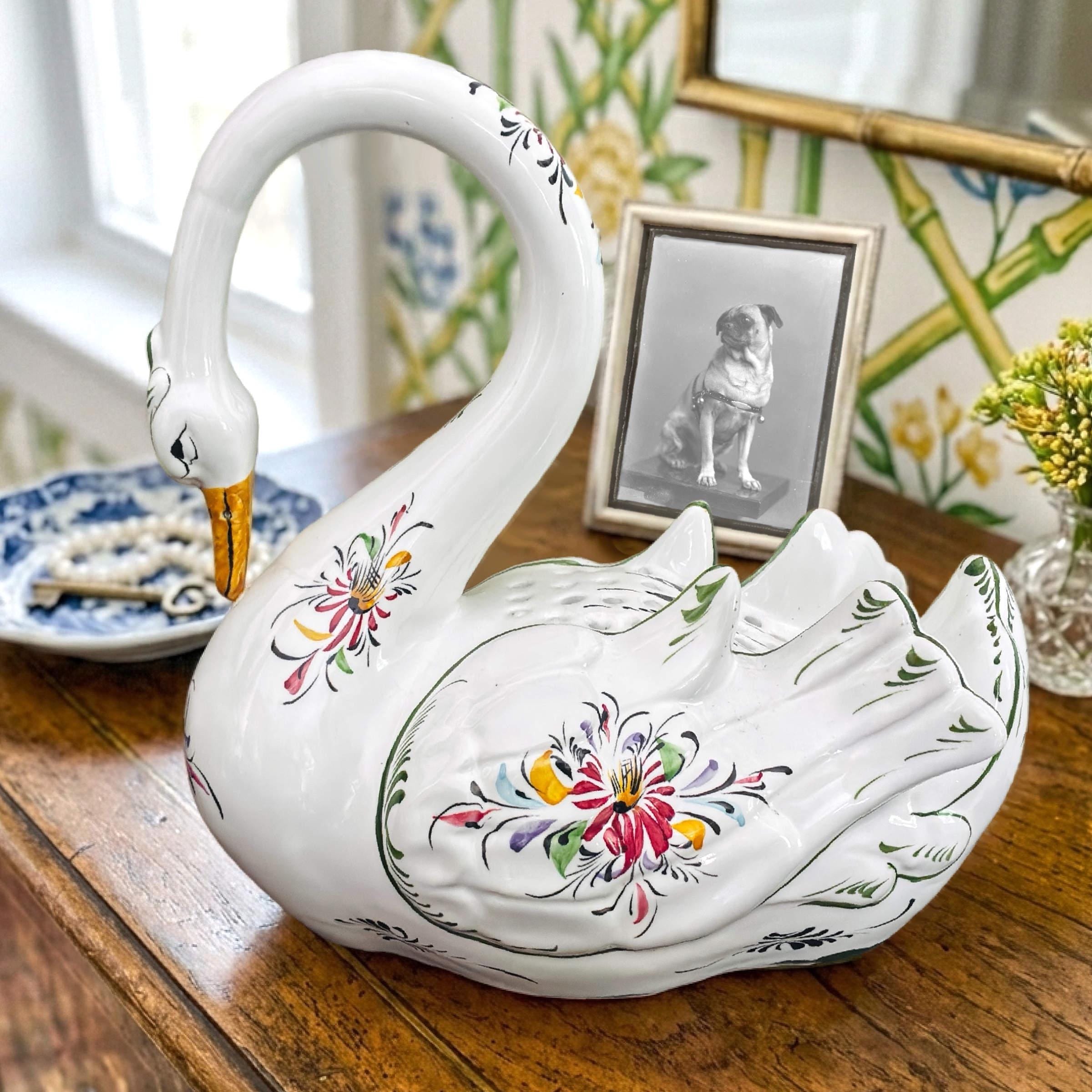 Swan Flower Vases - Etsy