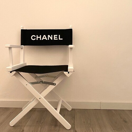 CHANEL Vintage Directors Folding Chair Dust Bag Etsy