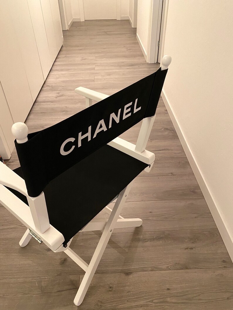 CHANEL Vintage Directors Folding Chair Dust Bag Etsy