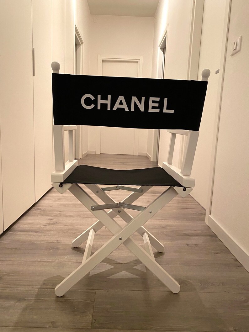 CHANEL Vintage Directors Folding Chair Dust Bag Etsy