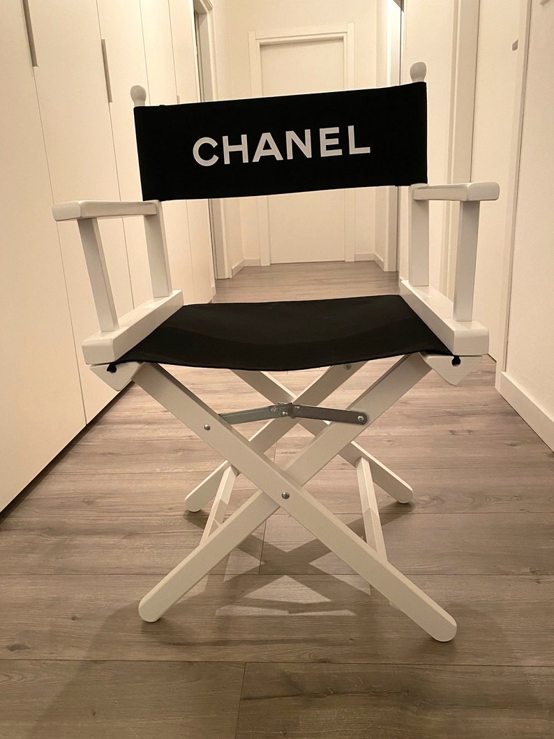 CHANEL Vintage Directors Folding Chair Dust Bag Etsy