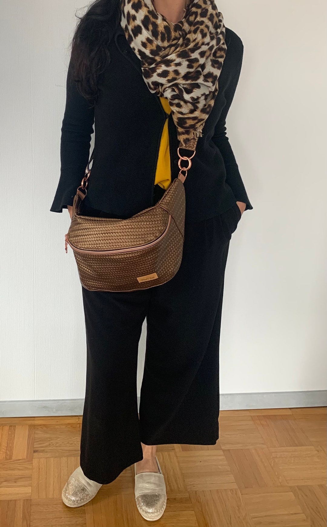 Bumbag Crossoverbag Belly Bag Belt Bag Hipbag in Brown Etsy