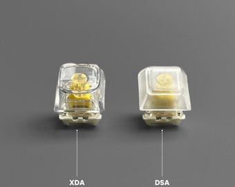 Transparent XDA Keycap (Blank 1U) for MX Key Switches