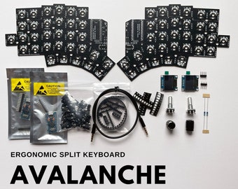 Avalanche v4 (v4.2) 40 o 60% Split Teclado ergonómico DIY Kit Envío gratis