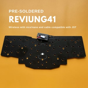 Kit PCB tastiera meccanica ergonomica fai-da-te REVIUNG41 presaldata Hotswap (opzione wireless disponibile)