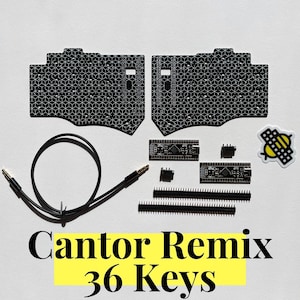 Cantor Remix 36 Keys Diodeless Choc Split Keyboard Kit Spedizione gratuita